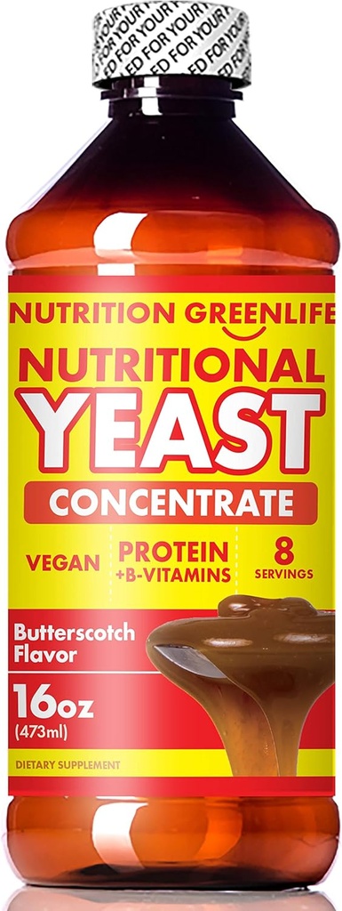 Næringsstof Gær Koncentrat af næringsstof Drivliv (16 fl oz) med vitamin B-12, Beta glucan, Aminosyrer