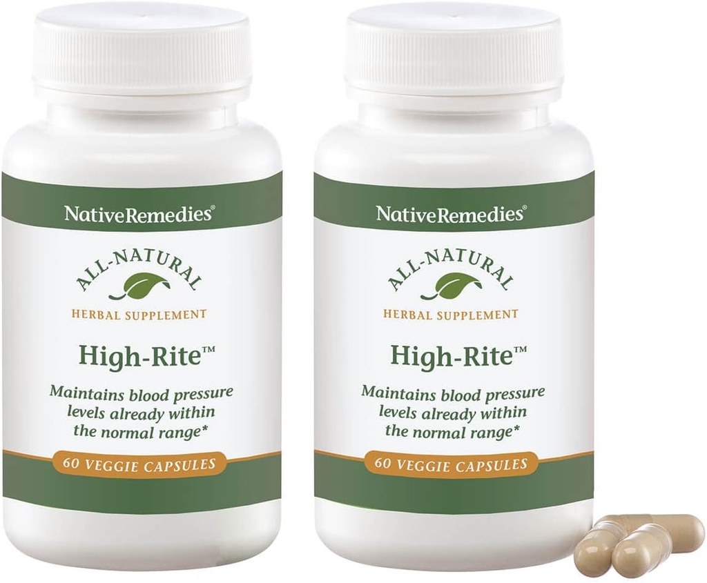 Indfødte retsmidler High- Rite Veggie Cap 2 Pack