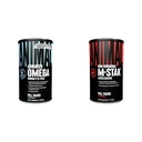 Animal Omega Omega 3 & 6 Supplement 30 Dag Pack M- Stak Non- Hormonal Hard Gainers Muscle Building Stack 21 Tæl