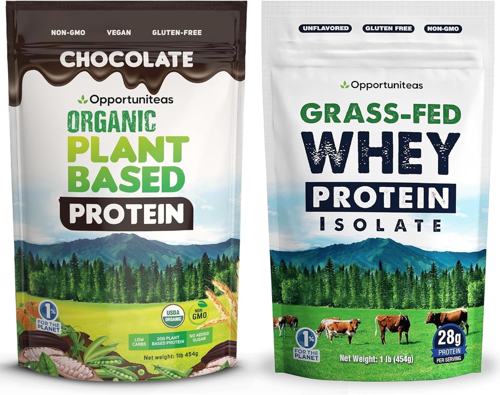 Opportuniteas Organic Planted Based og Whey Protein