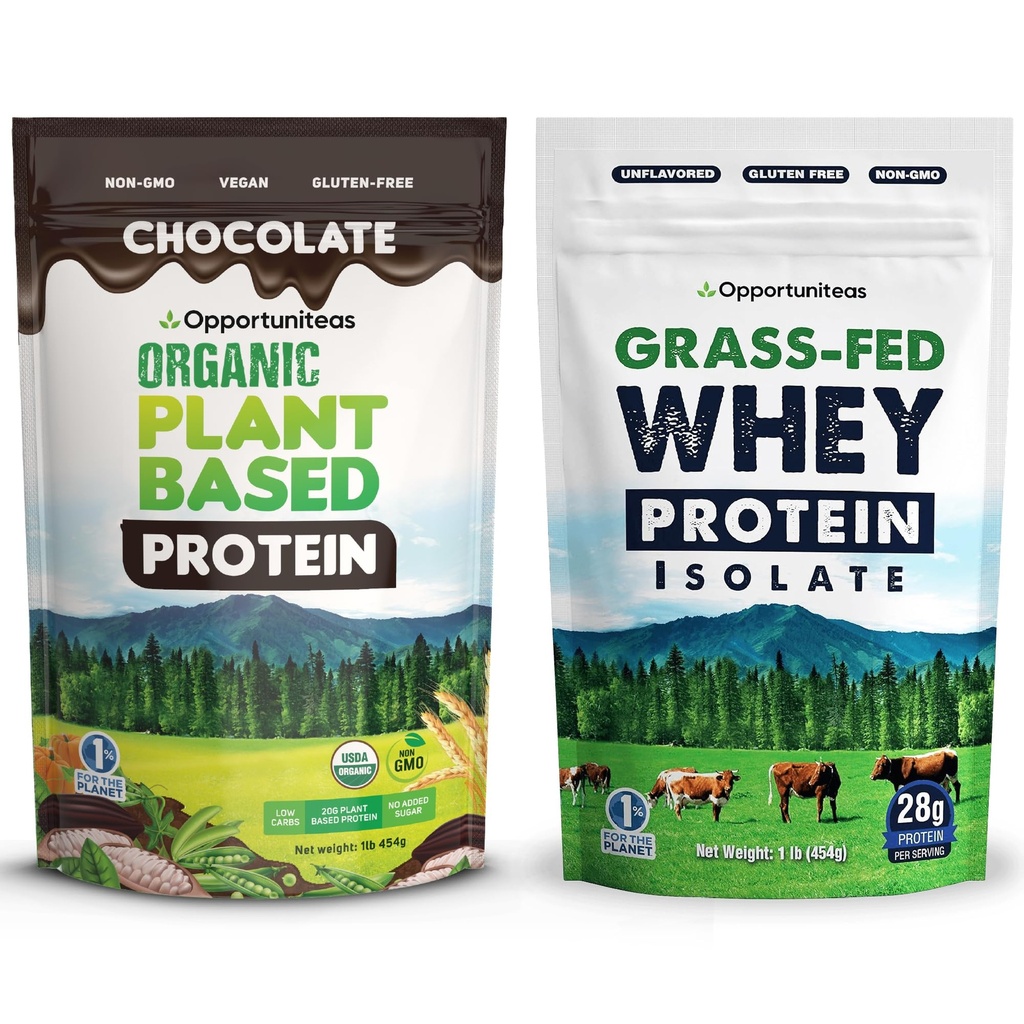 Opportuniteas Organic Planted Based og Whey Protein