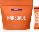 Nakedade Grape - Performance Enhancing Sports Drink Powder - Elektrolyte Powder - Ingen GMO 'er eller kunstige sødestoffer, Glutenfri, Soy- Free, Dairy- Free - 16 sticks