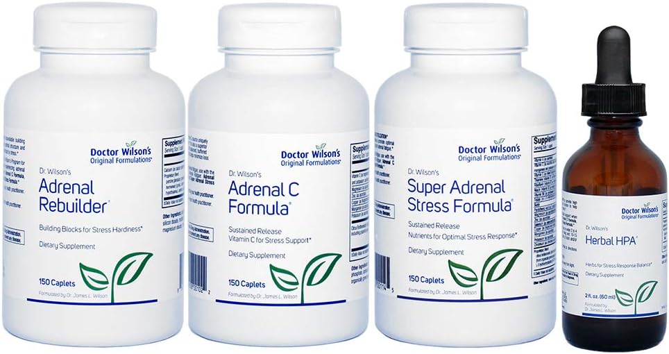 Dr. Wilsons Adrenal Træthed Protocol kit til Adrenal Support HPA Stor