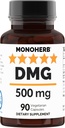MONOHERB N- Dimethyl Glycin 500 mg - DMG supplement - 90 Veg kapsler - 90 Servering