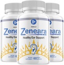 Zeneara Sund Ear Support Supplement, Zeneara Ear Ringing Relief, Zeneara Tinnitus Behandling, Maksimal styrke Zeneara Kapsler, Zeneara til hørelse Support Anmeldelser (3 Pack - 180 Kapsler)