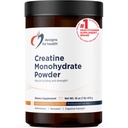 Design for sundhed Creatin monohydrat pulver - Unflavored Mikroniseret Creatin pulver til kvinder & mænd til at støtte muskel styrke, motion + hjerne sundhed, Pure Creatin monohydrat 5g (90 Servere)