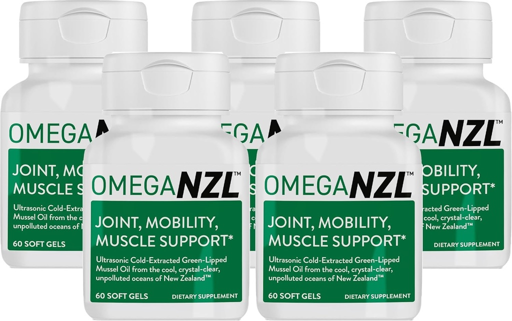 Original Omega-3 Fælles Support, Bedste Naturlige Muskel Relief, Green- Lipped Mussel Oil, 300 Softgels, Ingen Fishy Eftersmag