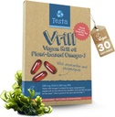 Testa Omega 3 Vegan Krill Supplement- 1000mg Softgels, 2 gange mere Omega-3, DHA, EPA, Astaxanthin, Phospholipider - hjerte, hjerne, øje, fælles støtte - Ikke fra fisk, Alger Kilde - 60 Softgels