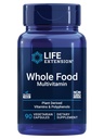 Life Extension Whole Food Multivitamin, Plante-derived Vitamin D3, A, B, C & E, Plus Mineraler, Planteekstrakter, Stay Sund fra Hoved til Toe, Gluten- Free, Non- GMO, Vegetar, 90 Kapsler