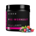Kaged Original Pre Workout Pulver • 124; Berry Blast • 124; Pre-Workout med Creatin, Beta Alanine, L- Citrullin, BCAAs • 124; 274 mg Organisk Koffein • 124; Pre-Kosttilskud til mænd og kvinder • 124; 20 Servering