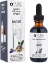 Ren Opfindelser Night - Pære Flavored vand infusion Drops - Ingen sukker, kalorier, eller kunstige sødestoffer - 60 Servere - 2oz