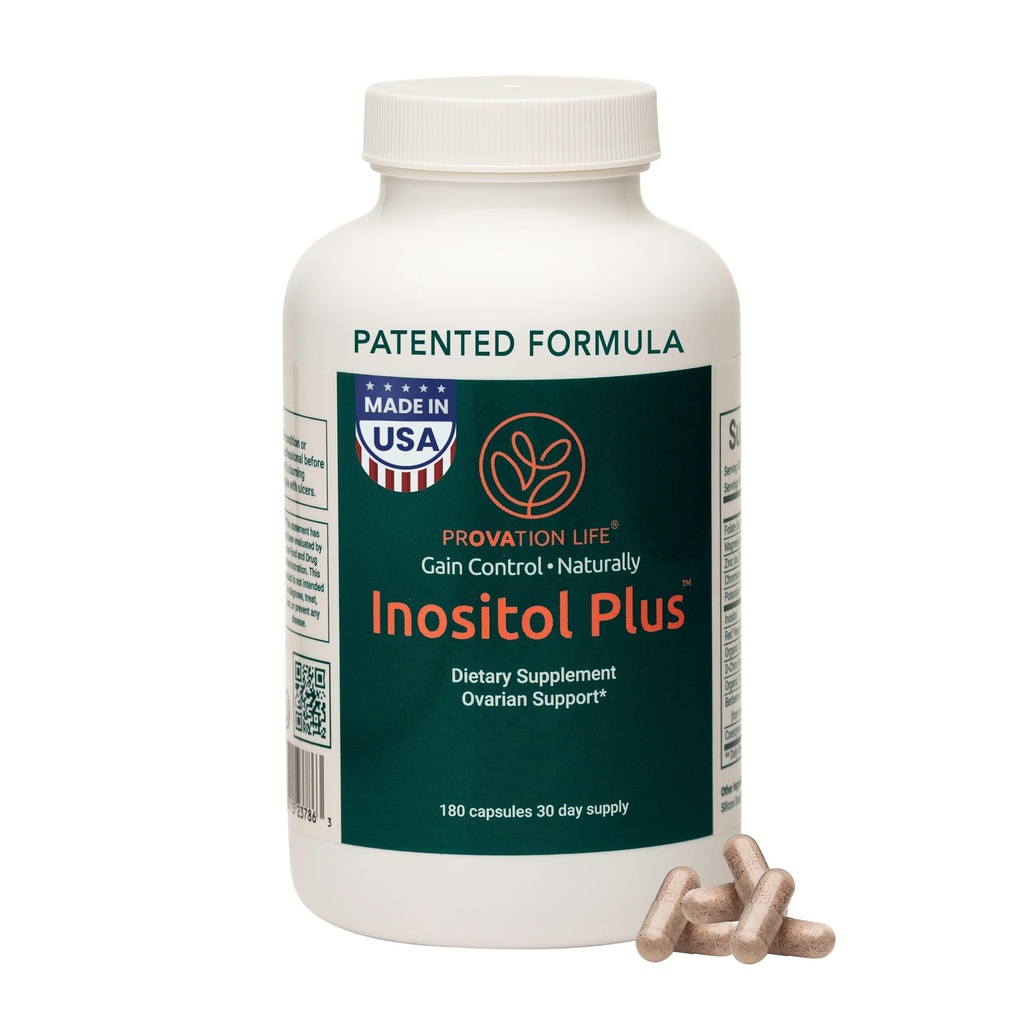 Inositol Plus tillæg for kvinder; æggestokkene Sundhed, Hormone Balance, Fertilitet, Ovolution Medical 124; 40: 1 Myo- Inositol D- Chiro & 12 Ingredienser