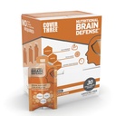 Cover Three Brain Defense Omega 3 Fish Oil, Nutritional Brain Supplement with Curcumin, Uridine, Orange Slice Liquid Omega 3 DHA EPA Formula, Nootropic Supplement for Athletes