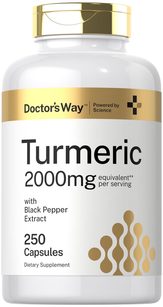 Doctor 's Way gurkemeje Curcumin Supplement 2000mg