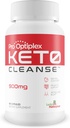 Pro Optiplex Keto Cleanse - Cleanse & Detox naturligt - Herbal Keto Cleanse med Probiotika - Hjælp Flush Affald & Toksiner - Fuld Krop Cleanse & Colon Cleanse - Støtte Reduceret Bloating