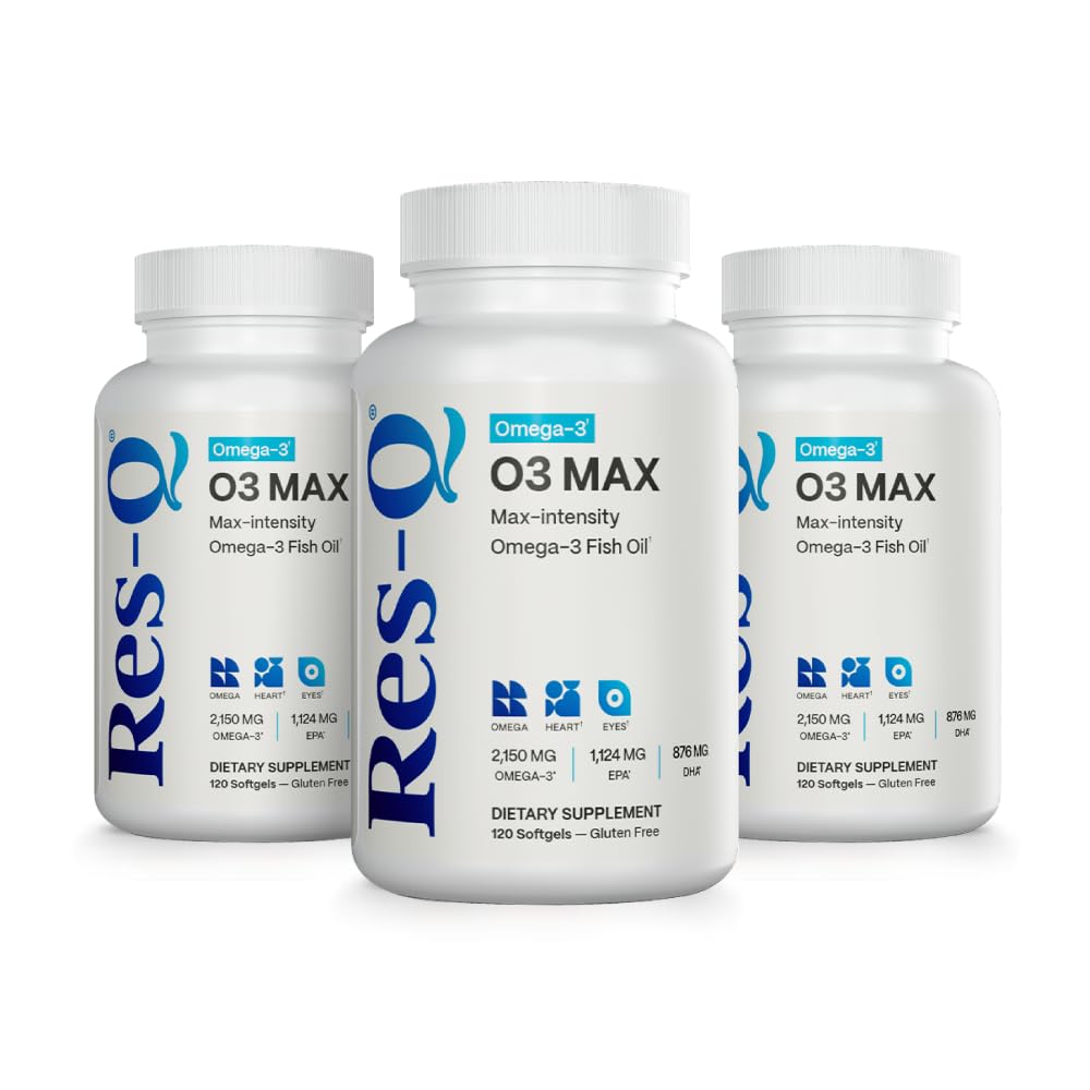 Res-Q O3 MAX Omega-3 Capsules (3 pk)