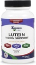 Zenesis Labs Lutein Vision Support - Essential Eye Vitamin - med Bilbær, Beta- Caroten, Zink, Grapefrugter & andre mineraler - 120 kapsler - 60 dages forsyning