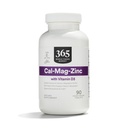 365 by Whole Foods Market, Cal-Mag-Zinc with Vitamin D3, Vegetarian, 90 Count