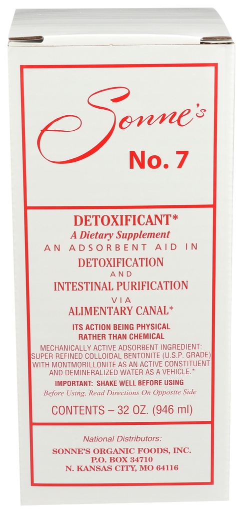 Sonnes afgiftning nr. 7, 32 Fluid Ounce