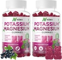 180 Grev Kalium Magnesium Gummies Ananas Arv, Elderberry Arv Kalium Magnesium Supplement