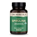 Dr. Mercola Organic Spirulina - 2000 mg - USDA Organic - Understøtter normal afgiftning og immunforsvar - Hele fødevarer Superfood - Non- GMO, Gluten- Free & Soy- Free - 120 tabletter
