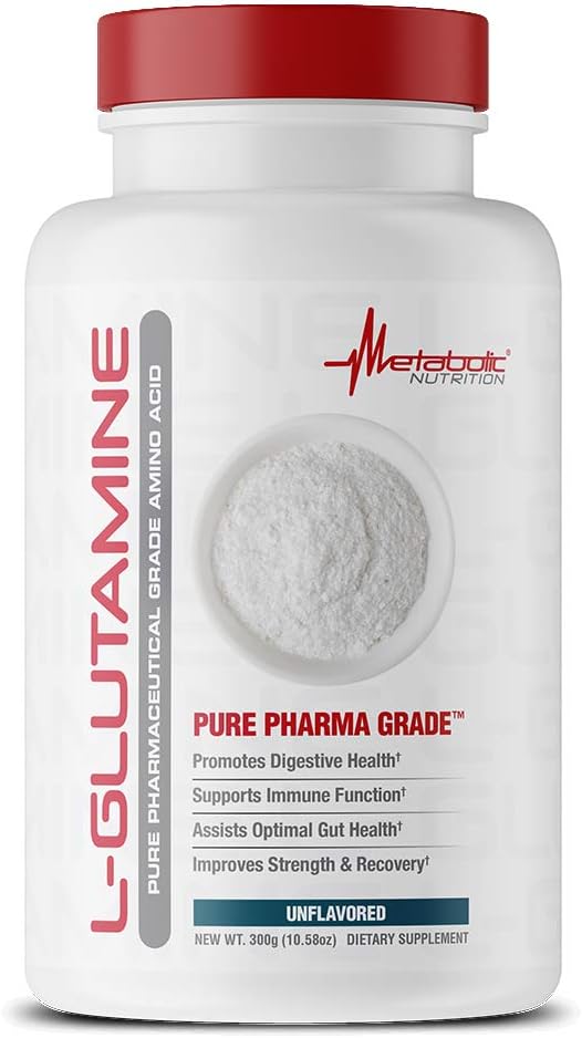 Metabolisk ernæring Glutamin, 300 mormor, pulver
