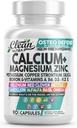 Allin1 Calcium Magnesium Zink tillæg med kalium, kobber, strontium, silica, vitamin D3 K2, bor, vitamin B1 B12 Red Clover Herb Alfalfa Basilikum piller til mænd og kvinder Clean Nutra Osteo Defend