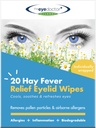 The Eye Doctor Hay Fever Relief Eyelid Wipes - 20x Single use Eye Wipes for Allergy & Hayfever - Inflammation, Watery Itchy Eyes, Hovedpine & Migræne - køling lindrende Relief