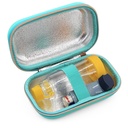 CASEMATIX Astma Inhaler sag Fits Inhaler Spacer For voksne, Masker, Inhaler Holder og mere - Compact Størrelse Fits 6.25 "Maksimum, Inkluderer ASTHMA sag KUN