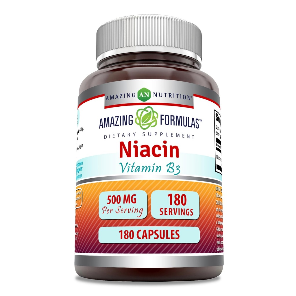 Amazing Formulas Niacin Supplement øb 124; 500 Mg Per Serving