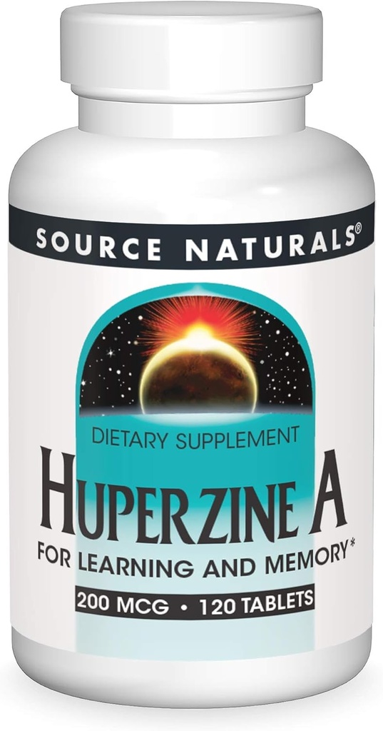 Source Naturals Huperzine A, for Learning & Memory * 200 mcg - 120 tabletter
