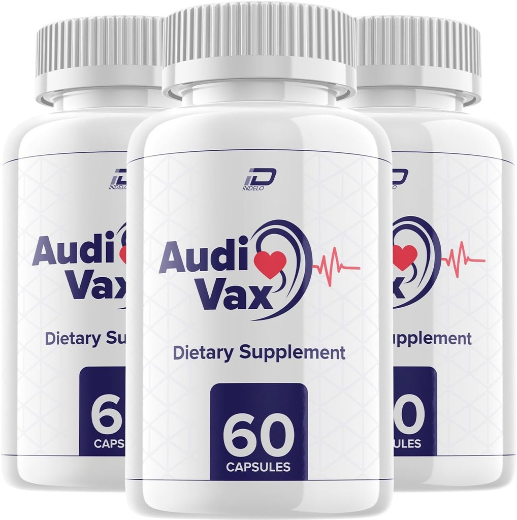 AudiVax Max Ear Support Capsules - AudiVax Ear Health Supplement, Promote Inner Ear & Middle Ear Health with Improved Flow - Audivax for Hearing Loss & Ear Ringing Reviews (3 Pack - 180 Capsules)