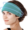 Crimmy Migraine Headache Relief Cap, Cooling Gel Headband Neck Wrap Hat Mask, Soothing Ice Pack Head Face Cold Compress for Tension Stress & Hangover