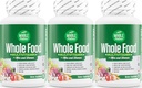 Hele mad Multivitamin til mænd og kvinder Komplet daglige superfood vitaminer plus mineraler fordøjelsesenzymer, probiotika og Omegas. Plantebaseret multivitamin, ikke GMO 'er (3)