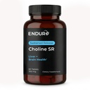 Endur Cholin L (+) Bitartrat, Sustained Release Brain & Liver Support, Prenatal Safe, Vegan, Non- GMO, Gluten Free, 300mg (60 tabletter)