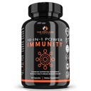 ENCLARE NUTRITION 10 i 1 immunforsvar Booster tillæg med Echinacea, C-vitamin og zink, gurkemeje, ingefær, B6, Elderberry for voksne Immunity Defense Vitamin, Lavet i USA Veg Cap 60 Ct (1)