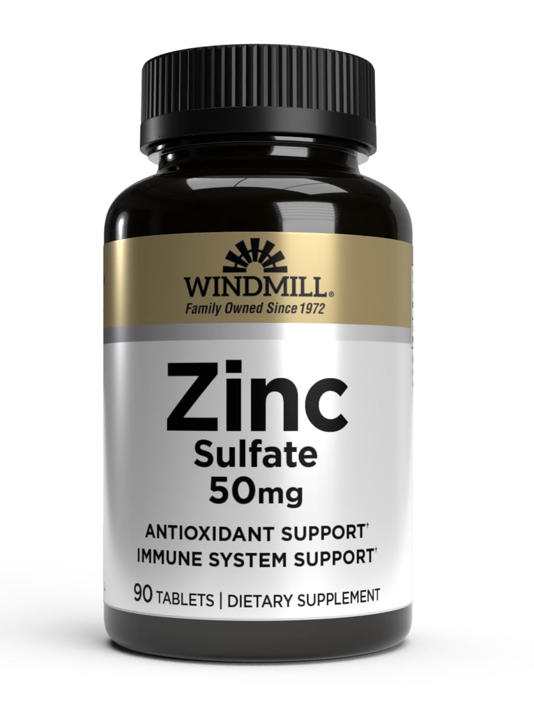 Windmill Zink Sulfate Tablets, 90 Count