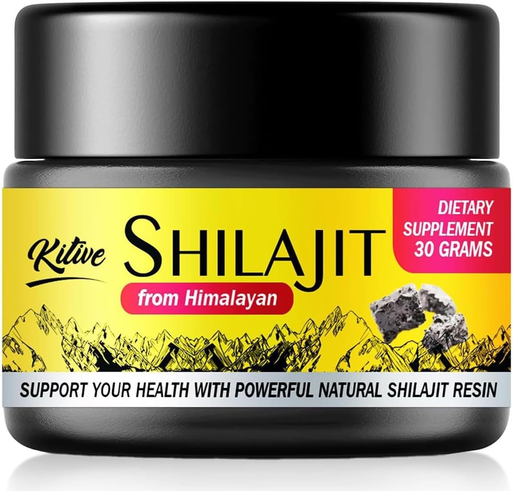 Shilajit Pure Himalayan Organic Resin: Shilajit til mænd og kvinder 30 g