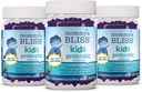 Mors Bliss Kids Probiotic + Prebiotic Gummies, Understøtter Immunitet og fordøjelse for børn 2 år +, Mindre sukker, Yummy Berry Flavor, 45 Greve (Pack of 3)