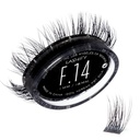Lashify Fluffy 14mm Gossamer Eyelash Extensions Refill, Black, Easy DY False Lass To Add Fullness and Dimension