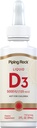 Piping Rock Vitamin D3 Liquid 5000 IU (125 mcg) | 2 oz | Vitamin D Drops for Adults | Vegetarian, Non-GMO, Gluten Free Supplement