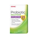 GNC Probiotiske løsninger med enzymer med 25 milliarder CFU 'er, 30 kapsler, daglig probiotisk support