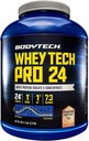 BODYTECH Whey Tech Pro 24 Protein Powder - Protein Enzyme Blend med BCAA er til Fuel Muscle Growth & Recovery, Ideel til post- workout Muscle Building - Jordbær Marie (5 Pound)