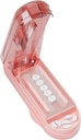 Pill Cutter Splitter til små og små piller, Pill Splitter præcist skærer flere piller på én gang for store og små lægemidler, Sharp Blade med sikkerhedsvagt (Pink)