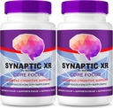 NutraRize (pakke af 2 Synaptic XR - Daily Support Capsules med en balanceret blend for fokus, skarphed, og hverdagspræstation 124; Easy- to- Take Pills for Daily Wellness (120 Kapsler)