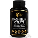 Cocó March N.M.D Magnesium Citrate 800mg per servering, Gluten Free, Understøtter søvn, fordøjelsessygdom, muskelfunktion & afslapning, høj absorption, ikke-GMO, 120 kapsler