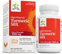 Terry naturligt gurkemeje 50X - Kosttilskud til hjerne og hjerte support - Ekstra styrke gurkemeje til støtte immunsundhed - Non- GMO supplement - 60 kapsler