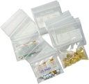 125 Pakninger 6 Mil Sturdy Pill Tasker BPA Free Pill Pouch 3 x 2,75 Inch Write- on Label Seal Vandtæt Genanvendelige Clear Small Ziplock Plastic Tasker til Travel Pill Organizer, Smykker og Lille Håndværk stykker