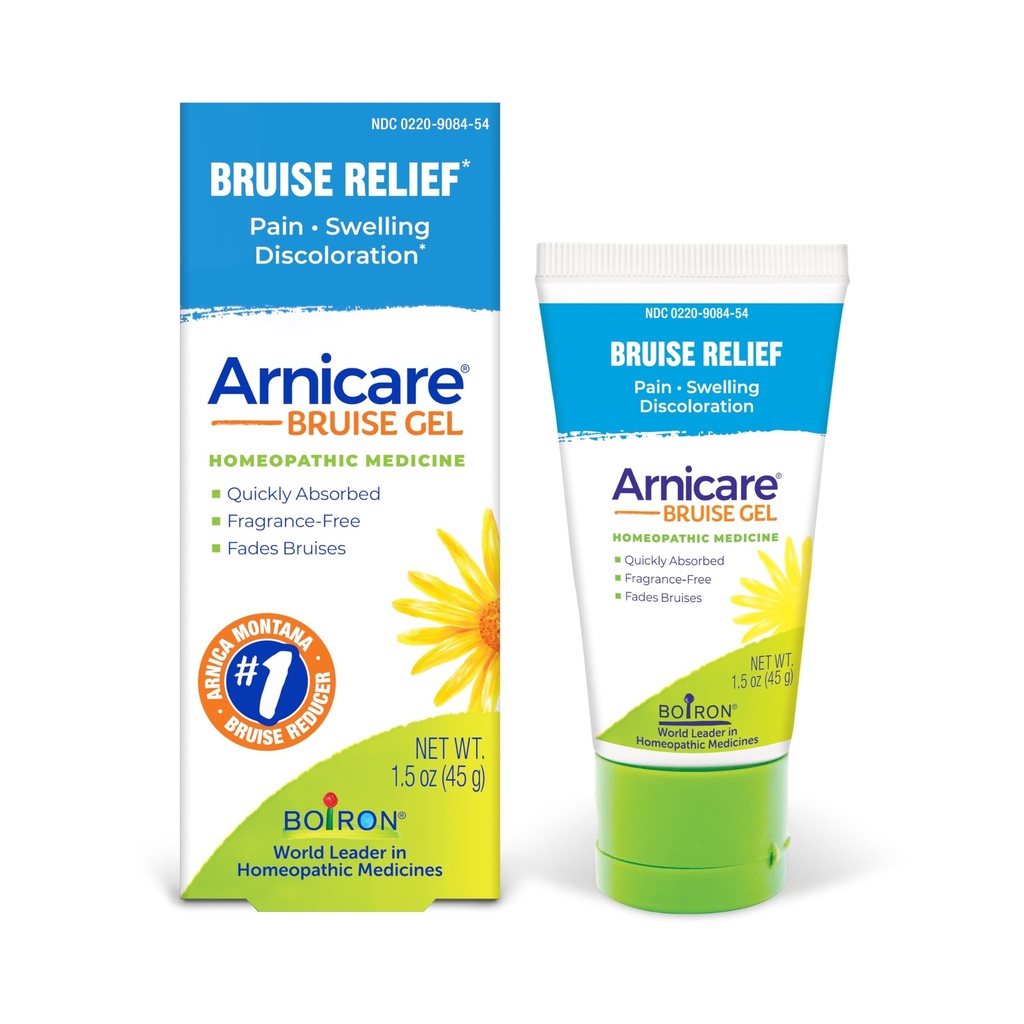 Boiron Arnicare Bruise Gel til lindring af smerte, betændelse eller hævelse, ømhed og misfarvning - Ikke-fedtet og parfume-fri - 1,5 oz
