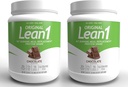 Lean1 Meal Replacement Protein Shake, Chocolate Flavor, 2-PACK of 15 Serving Tubs
